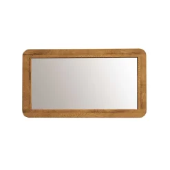 Wildeiche Wandspiegel mit abgerundeten Ecken - Eavy^Wohnen Best