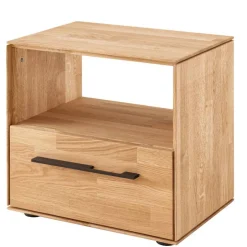 Wildeiche-Nachtkommode mit Fach - Kassanda^Wohnen Clearance