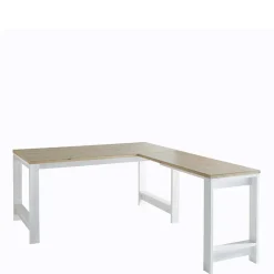 Winkel-Schreibtisch im Landhausstil - Mehady^Wohnen Clearance