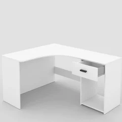 Winkelschreibtisch in Weiß - Rainy^Wohnen Best