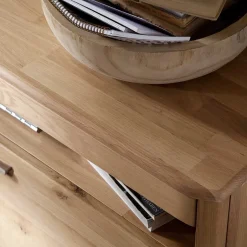 Wohnen Wohnkombination in Eiche Bianco - Destal (vierteilig)