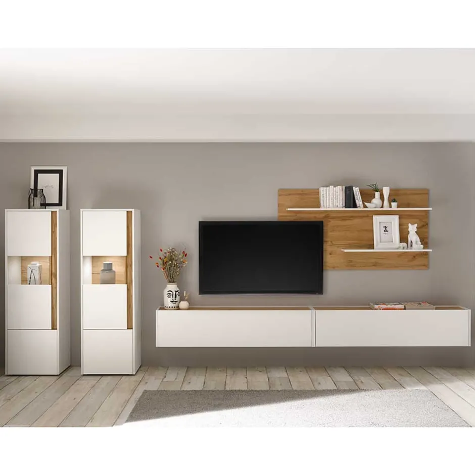 Wohnen Wohnmöbel Programm 400 cm breit - Nonessia (fünfteilig)