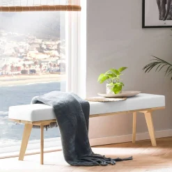 Wohnen Wohnraum Bank aus Eiche Bianco geölt - Piava