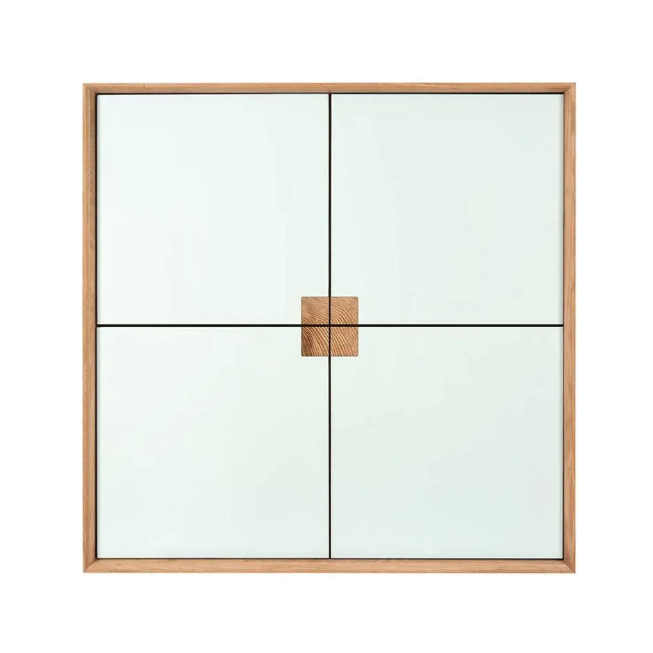 Wohnraum Hängeschrank in Weiß & Eiche - Julecas^Wohnen Best