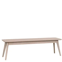 Wohnraum Holzbank in White Wash - Navassa^Wohnen Online