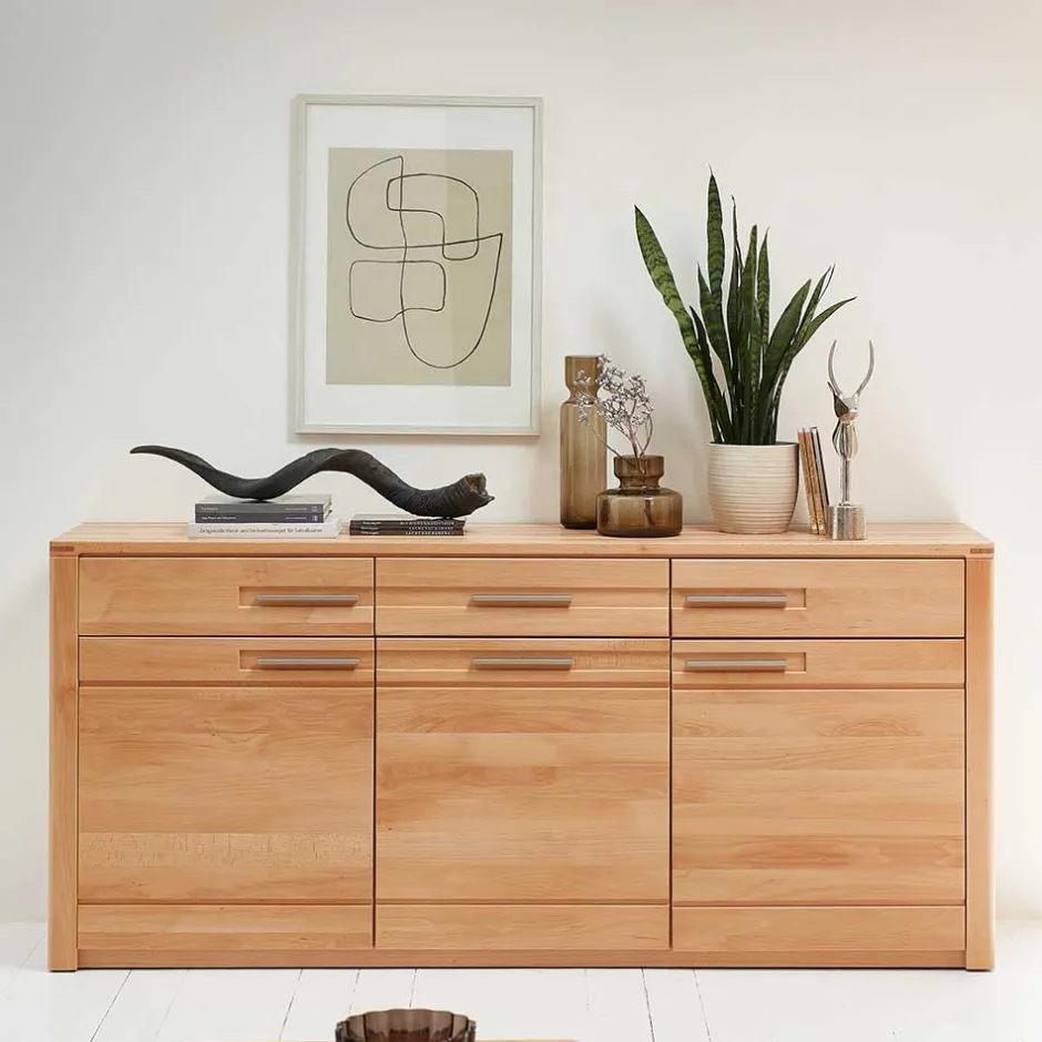 Wohnen Wohnraum Sideboard aus Kernbuche Massivholz - Amyonta