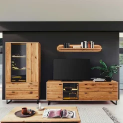 Wohnwand für Wohnzimmer Set - Flacona (dreiteilig)^Wohnen Hot