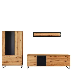 Wohnwand für Wohnzimmer Set - Flacona (dreiteilig)^Wohnen Hot