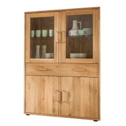 Wohnen Wohnwand Highboard aus Holz - Teano