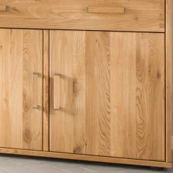 Wohnen Wohnwand Highboard aus Holz - Teano