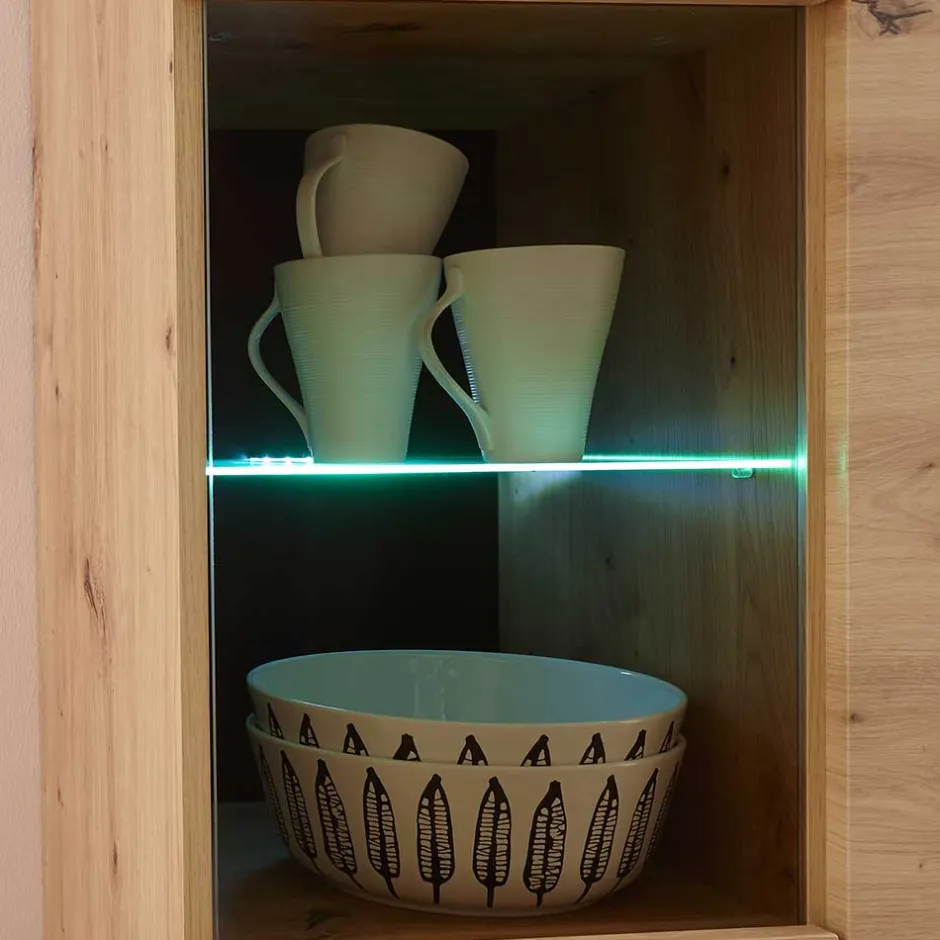 Wohnwand im Skandi Look Set - Olcian (dreiteilig)^Wohnen Outlet