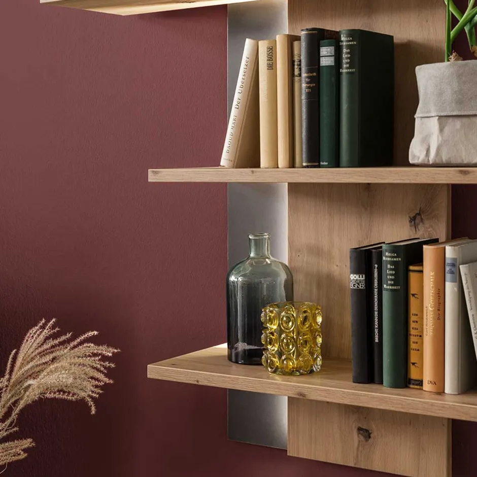 Wohnwand in Eicheoptik - Nikdus (vierteilig)^Wohnen Best