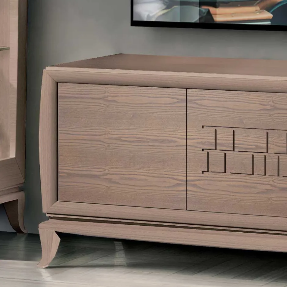 Wohnwand in Esche Dunkel - Lacruzira (dreiteilig)^Wohnen Best