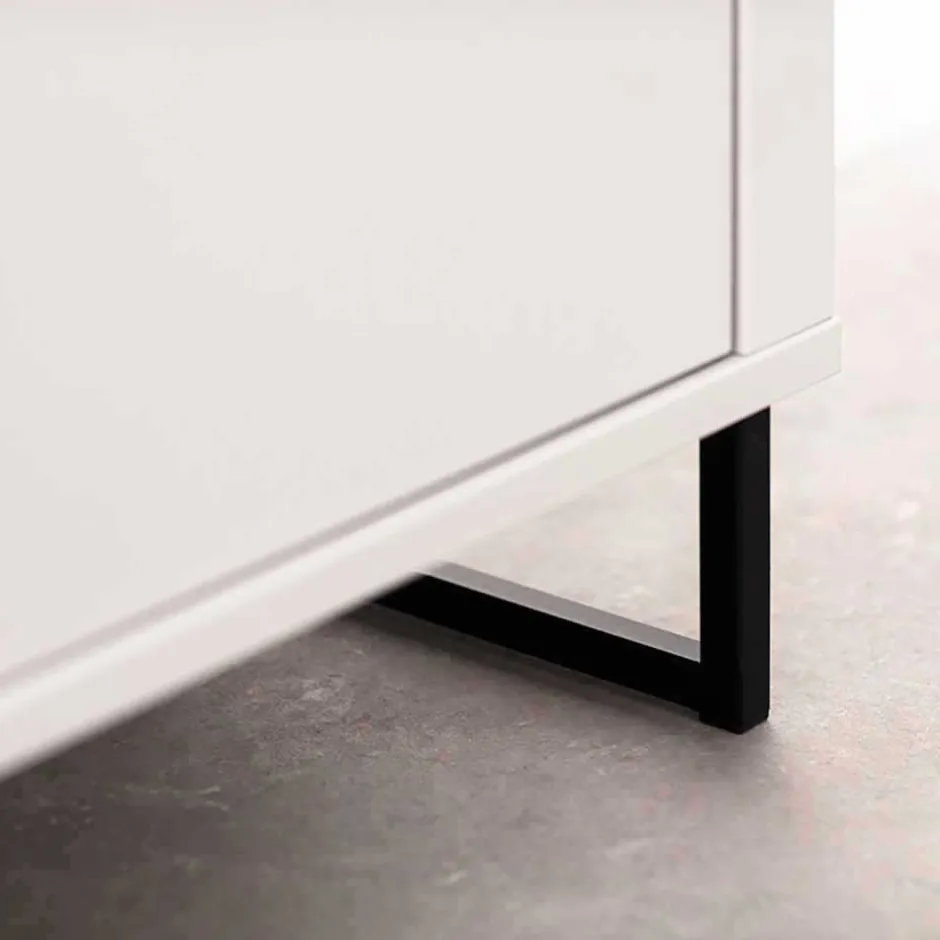 Wohnwand in Weiß mit Wildeiche - Varzino (dreiteilig)^Wohnen Online