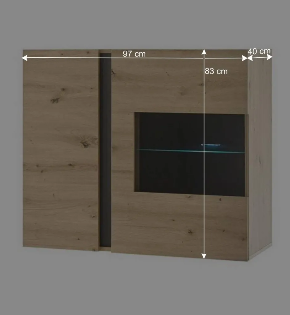 Wohnwand Kombination modern - Lairian (vierteilig)^Wohnen Outlet