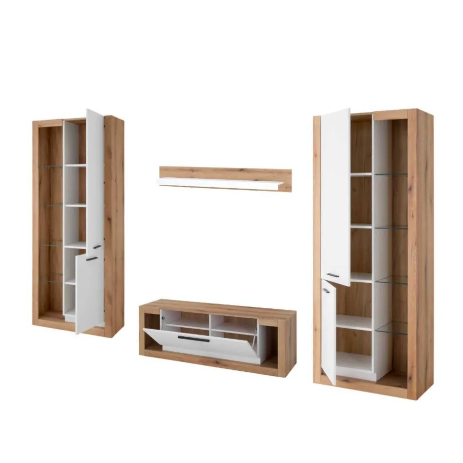 Wohnwand Kombination modern - Adejano (vierteilig)^Wohnen Clearance