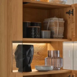 Wohnwand Möbel Kombination aus Wildeiche - Millena (dreiteilig)^Wohnen Best