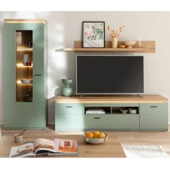 Wohnen Wohnwand Möbel-Kombi modern - Kwin (dreiteilig)