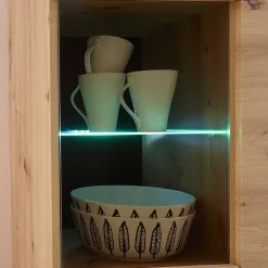 Wohnen Wohnwand Möbelset Skandi Style - Olcian (vierteilig)