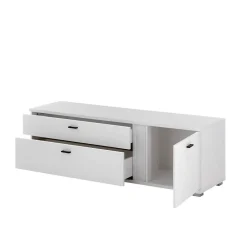 Wohnwand mit LED Licht Möbelset - Tirol (vierteilig)^Wohnen Hot