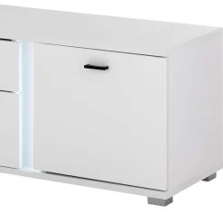 Wohnwand mit LED Licht Möbelset - Tirol (vierteilig)^Wohnen Hot