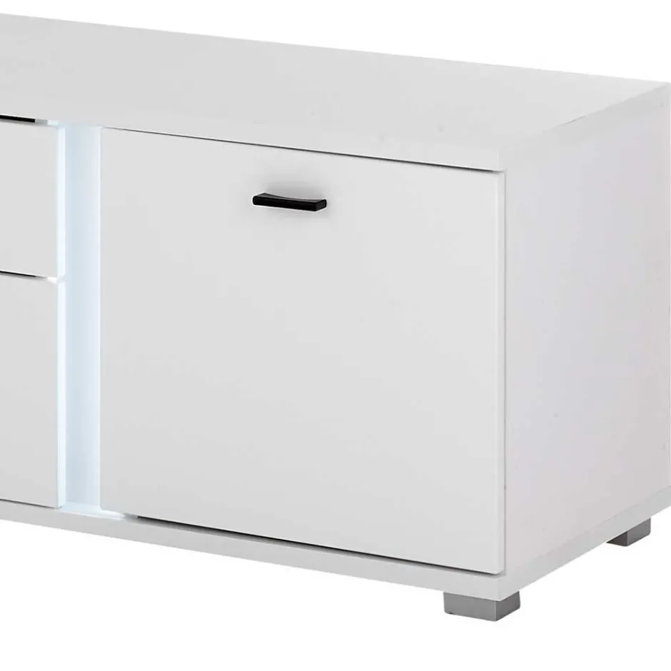 Wohnwand mit LED Licht Möbelset - Tirol (vierteilig)^Wohnen Hot