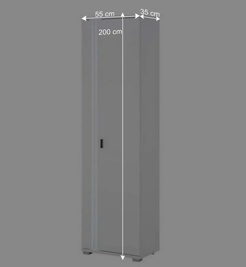 Wohnwand mit LED Licht Möbelset - Tirol (vierteilig)^Wohnen Hot