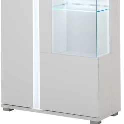 Wohnwand mit LED Licht Möbelset - Tirol (vierteilig)^Wohnen Hot