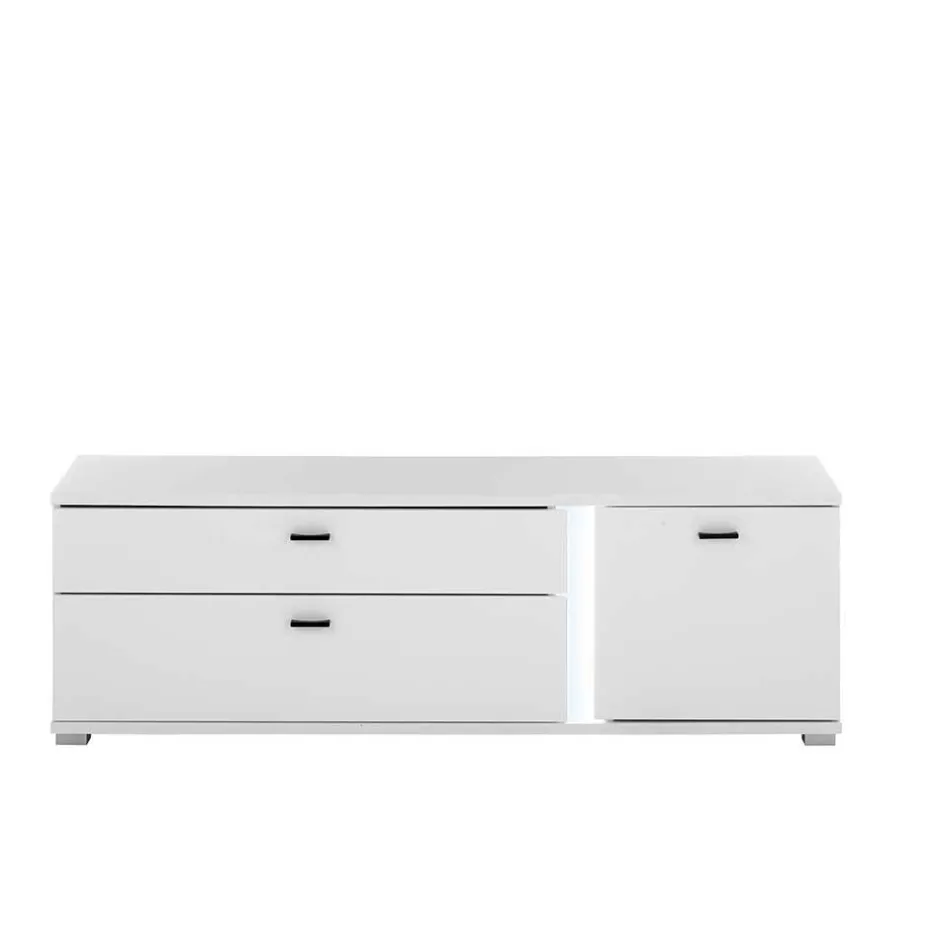 Wohnwand mit LED Licht Möbelset - Tirol (vierteilig)^Wohnen Hot