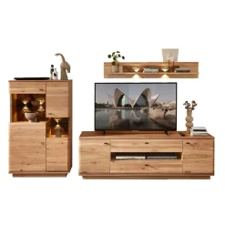 Wohnen Wohnwand Programm Möbel Set - Cassna (dreiteilig)