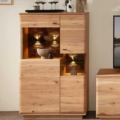 Wohnen Wohnwand Programm Möbel Set - Cassna (dreiteilig)