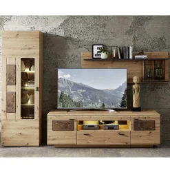 Wohnen Wohnwand Schränke & Regal - Iniaco (dreiteilig)