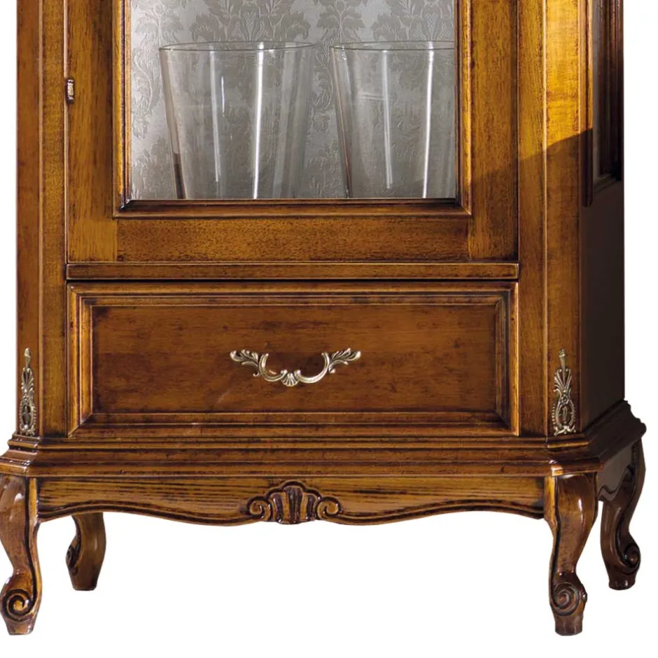 Wohnen Wohnwand Vitrinen & TV Board - Carlenna (dreiteilig)