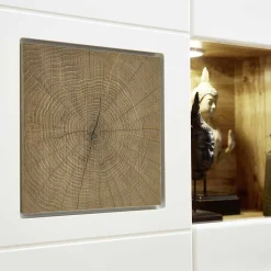 Wohnwand Vitrinenschrank in Weiß Eiche - Lisepio^Wohnen