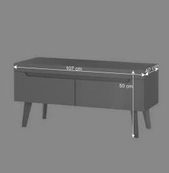 Wohnzimmer Anbauwand im Skandi Design - Armina (vierteilig)^Wohnen Clearance