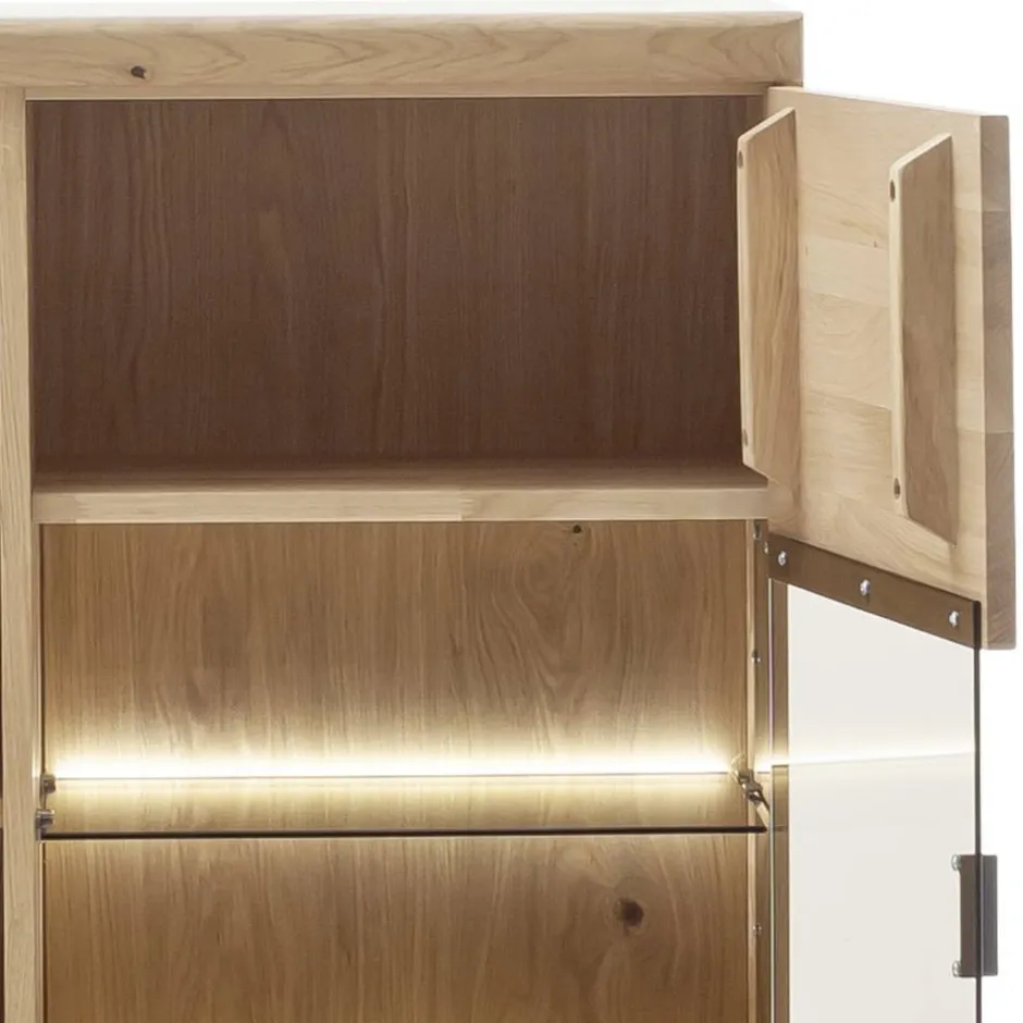 Wohnzimmer Anbauwand in Asteiche Hell - Losiamos (dreiteilig)^Wohnen