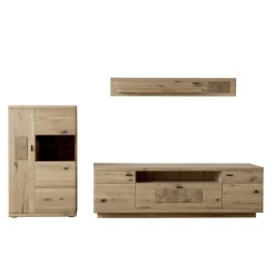 Wohnzimmer Anbauwand in Asteiche Hell - Losiamos (dreiteilig)^Wohnen