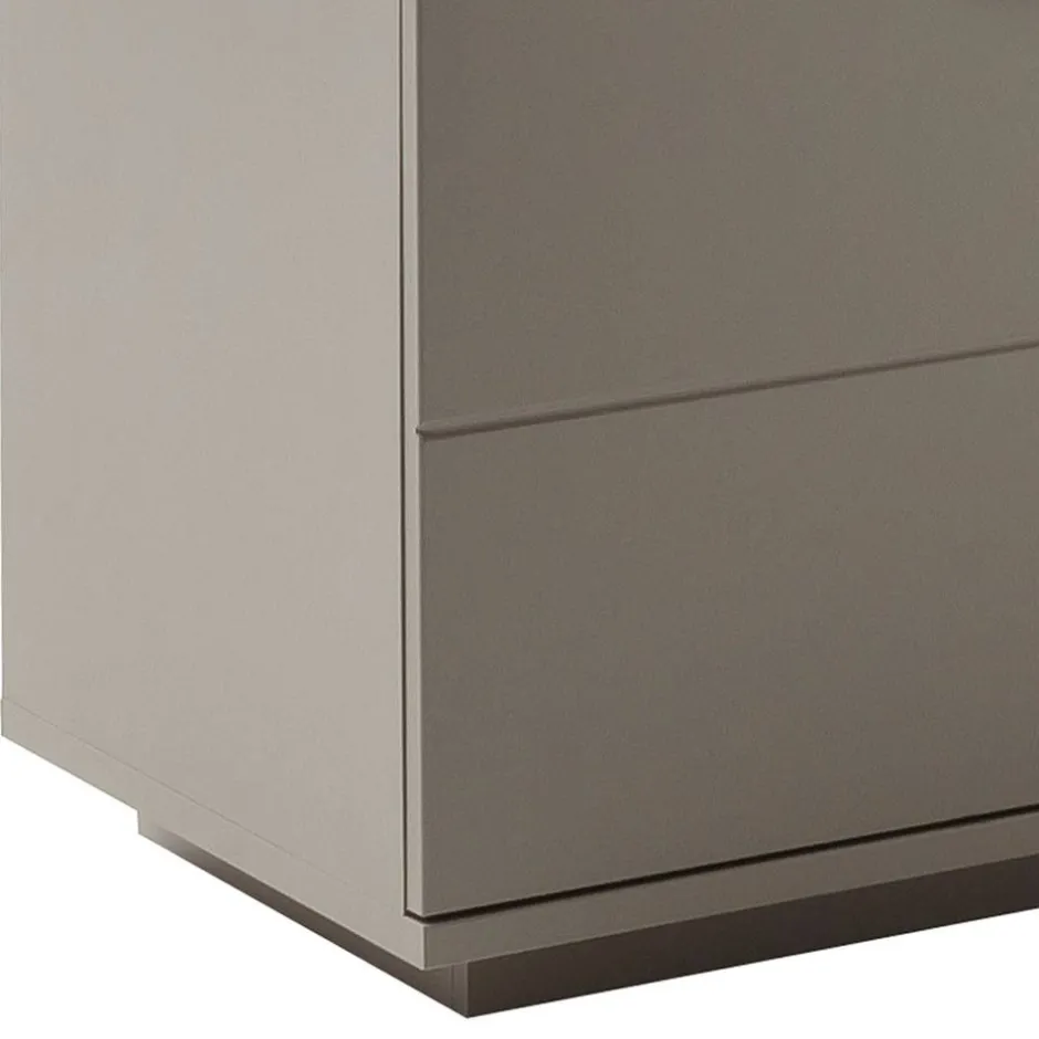 Wohnzimmer Anbauwand in Grau - Teorina (dreiteilig)^Wohnen Discount