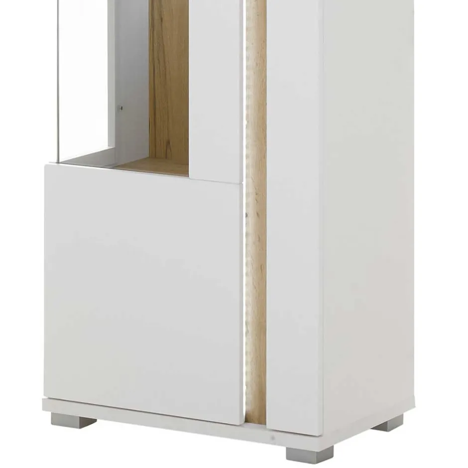 Wohnen Wohnzimmer Anbauwand Möbelset - Racelyn (vierteilig)