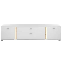 Wohnen Wohnzimmer Anbauwand Möbelset - Racelyn (vierteilig)