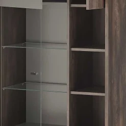 Wohnzimmer Anbauwand Möbel-Kombi - Mundo (dreiteilig)^Wohnen Outlet