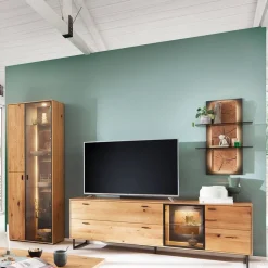 Wohnzimmer Anbauwand Möbel Set - Drinidad (dreiteilig)^Wohnen New