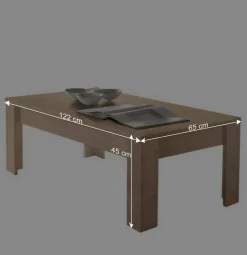 Wohnen Wohnzimmer Couchtisch im Eiche Dekor - Rodonda