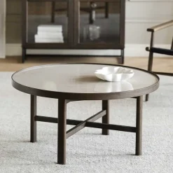 Wohnzimmer Couchtisch mit runder Keramikplatte - Wyola^Wohnen Hot