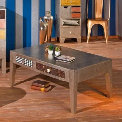 Wohnen Wohnzimmer Couchtisch Rembia in Silber