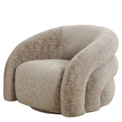 Wohnen Wohnzimmer Drehsessel in Beigegrau - Hulmane