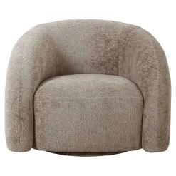 Wohnen Wohnzimmer Drehsessel in Beigegrau - Hulmane