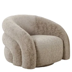 Wohnen Wohnzimmer Drehsessel in Beigegrau - Hulmane