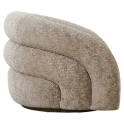 Wohnen Wohnzimmer Drehsessel in Beigegrau - Hulmane