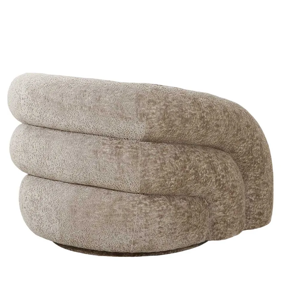 Wohnen Wohnzimmer Drehsessel in Beigegrau - Hulmane